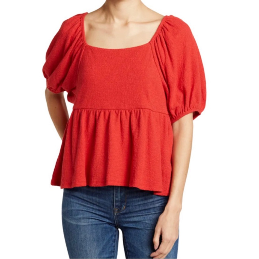 Madewell Puff Sleeve Top